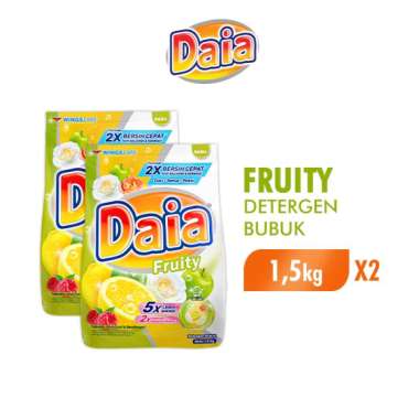 DAIA Detergen Fruity 1500 g [2 Pcs]