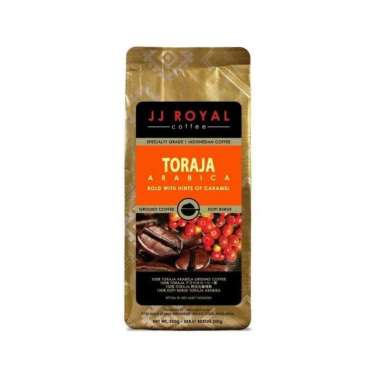 JJ ROYAL TORAJA ARAB ROBUSTA BLEND COFFE 200GR