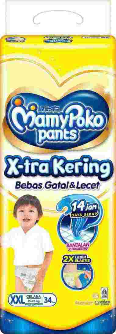 Promo Harga Mamy Poko Pants Xtra Kering XXL34 34 pcs - Blibli