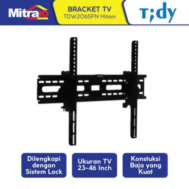 Tidy Bracket TV Dinding TDW206SFN 23 - 55 Inch Hitam