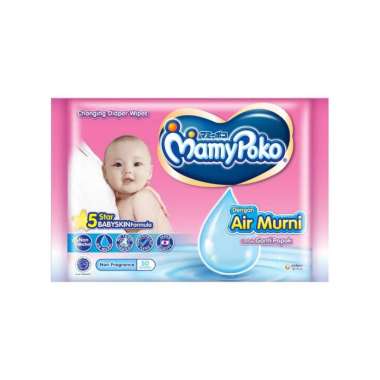 Promo Harga Mamy Poko Baby Wipes Reguler - Non Fragrance 52 pcs - Blibli