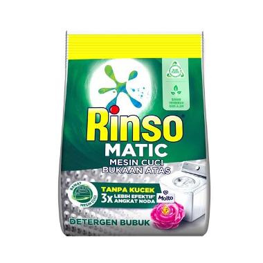 RINSO MATIC POWDER TOP LOAD+MOLTO 1.65KG