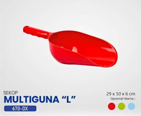 Sekop multiguna / sekop gula/ sekop tepung/ sekop berkebun plastik P 29 cm x L 10 cm x T 5 cm