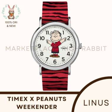 Timex Weekender Peanuts Linus Collection 38mm Nylon Strap TW2R41200
