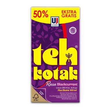 ULTRA TEH KOTAK BLACKCURRANT 200ML TTA