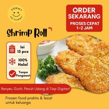Makanan Beku Frozen Shrimp Roll Bento Hokben Udang