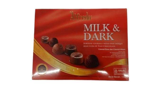 ALFREDO FINE MILK & DARK CHOCO 100GR