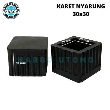 Karet Kaki Kursi Meja Hollow Holo 3x3 Nyarung - 4 PCS