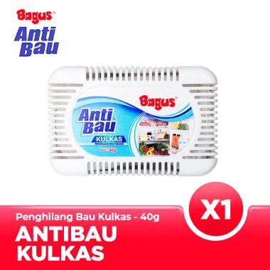 Bagus Anti Bau Kulkas/Lemari Es 40 gr - Efektif Menetralkan Bau tidak Sedap White