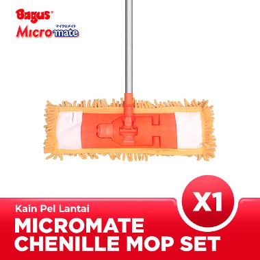 Bagus Micromate Chenille Mop Set Orange