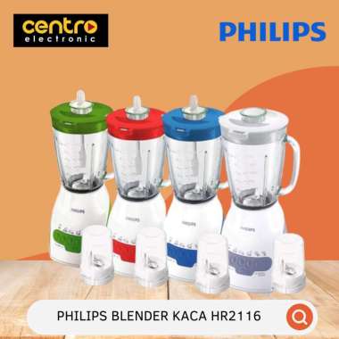 PHILIPS BLENDER 2 LITER GELAS KACA HR2116