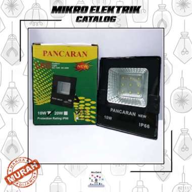 Lampu LED Sorot / Tembak Halogen Pancaran 10 W Putih / Kuning putih