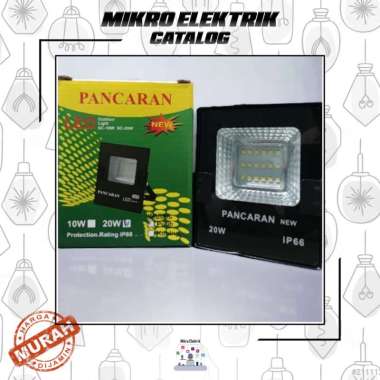 Lampu Led Sorot / Tembak Pancaran 20 W Putih / Kuning putih