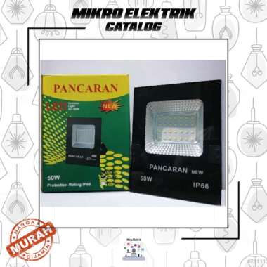 Lampu Sorot / Tembak 50W Pancaran Outdoor Cahaya Putih / Kuning Kuning