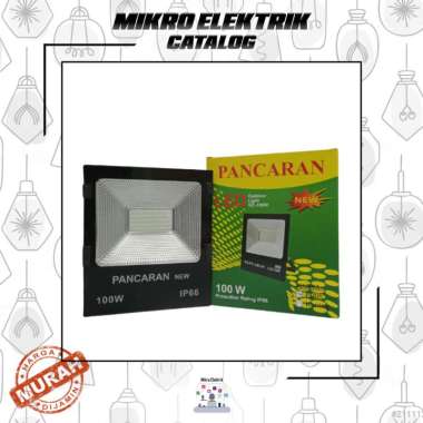Lampu Sorot / Tembak 100W Pancaran Outdoor Cahaya Putih / Kuning kuning