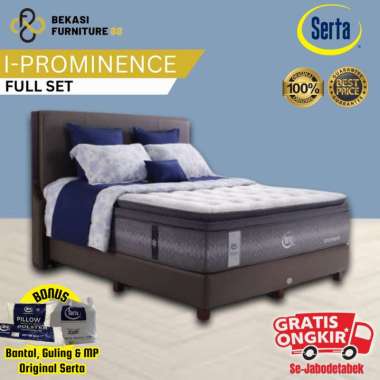 1 Set Full SERTA SPRINGBED "Prominence" Serta iProminence [ Full set Kasur + Divan + Sandaran ] 180 