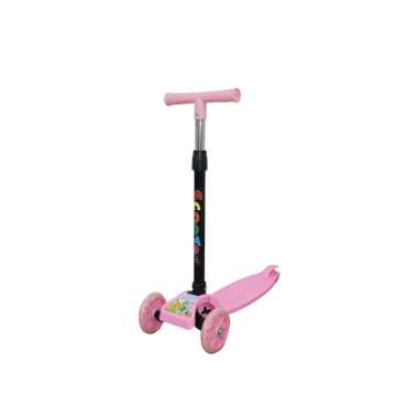 ONE-M95 PART 2 Mainan Otopet Scooter Anak Otoped Kumbang Skuter Anak Roda 3 Bisa Lipat Lampu LED Rod