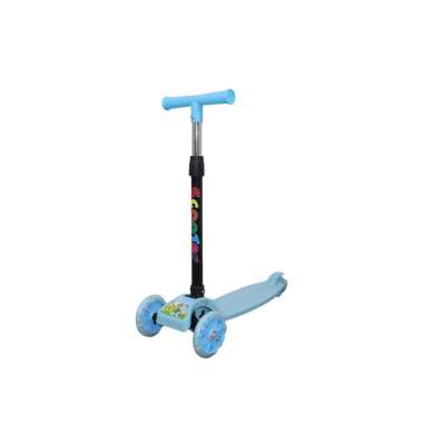 ONE-M95 PART 2 Mainan Otopet Scooter Anak Otoped Kumbang Skuter Anak Roda 3 Bisa Lipat Lampu LED Rod