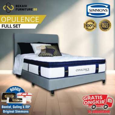 FULL SET Kasur SIMMONS Springbed DeepSleep Series Opulence 180 x 200