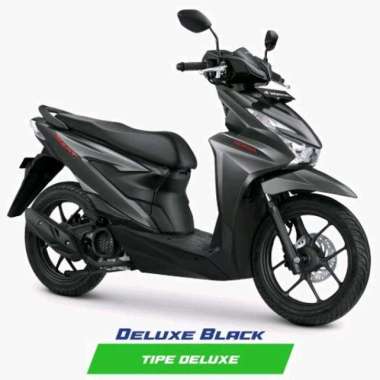 Honda New Beat Deluxe CBS ISS Sepeda Motor deluxe black Bandung