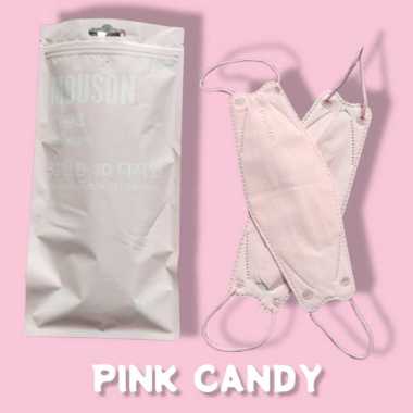 MOUSON Masker KF94 Earloop 10's - Pink Candy Soft