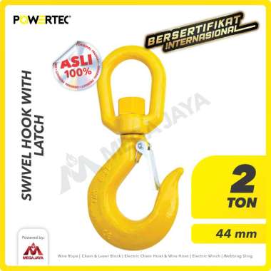 Swivel Hook with Latch 2 Ton POWERTEC