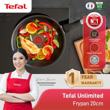 Tefal Unlimited Frypan 20cm - Premium Cookware - Wajan Anti Lengket