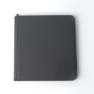 Sultan Supply Card Album Playset 12 Pocket Leather Binder Black