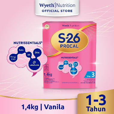 S-26 Procal Tahap 3 Susu Formula 1400 g
