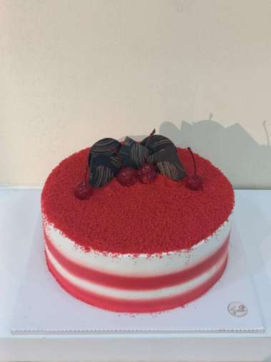 Red Velvet Cheese Red Velvet Cake Kue Keju Cake Ulang Tahun Birthday Cake Red Velvet 10x20
