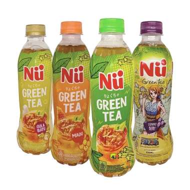 NU Green Tea - Minuman Teh Hijau - 330ml MADU