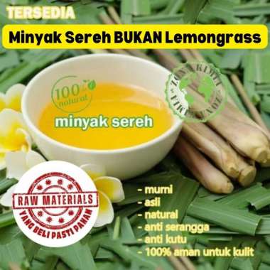 Minyak Sereh Aromaterapi Lemongrass 50 ml Atsiri Serai Wangi Murni