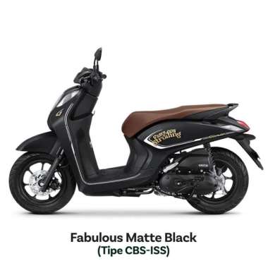 Honda New Genio CBS ISS Sepeda Motor [OTR JABODETABEK] Black Depok