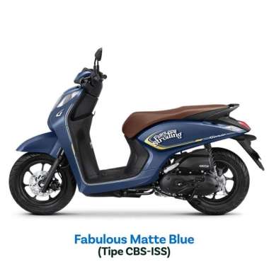 Honda New Genio CBS ISS Sepeda Motor [OTR JABODETABEK] blue Bekasi
