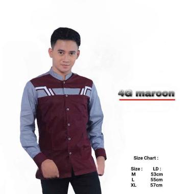 koko murah koko dewasa baju koko koko hilwa koko hadroh koko azahir koko lengan panjang Maroon