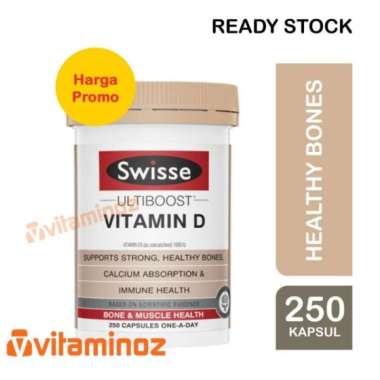 SWISSE Ultiboost Vitamin D3 - 250 Capsules