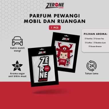 Zerone Parfum Mobil Aroma Zerone Japan - Penyegar Pengharum Ruangan Mobil Model Gantung