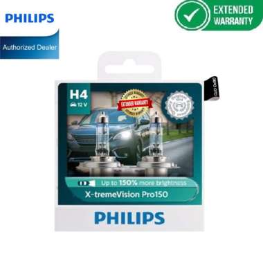 Philips X-treme Vision Pro150 H4 Bohlam Lampu Mobil Kuning