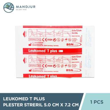 Leukomed T Plus Plaster Steril 5 CM x 7.2 CM - Plaster Luka Tahan Air
