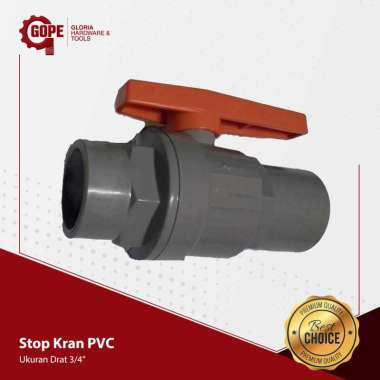 STOP KRAN PVC 3/4"