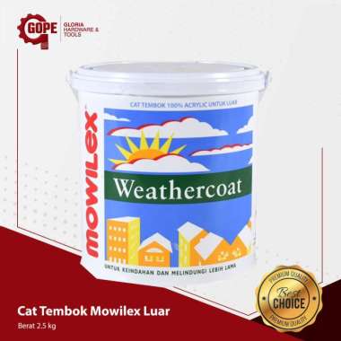 CAT MOWILEX WEATHERCOAT UNTUK TEMBOK LUAR @ 2.5 LITER