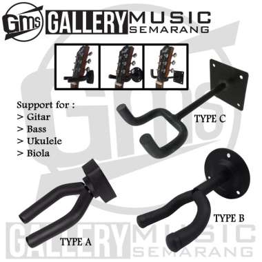 Stand Gitar Gantung Import / Hanger Gitar / Bracket Gitar Type C