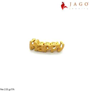 Jago Jewelry Liontin Emas Omnia - Perhiasan Emas 18K-Y