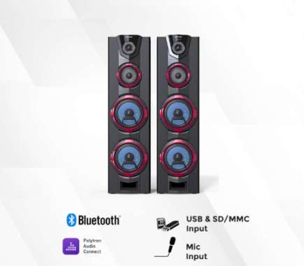 Polytron PAS 8F28 Active Bluetooth Speaker PAS8F28