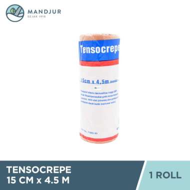 Tensocrepe Perban Elastis 15 CM x 4.5 M - Elastic Bandage Perban Kain Cedera Keseleo