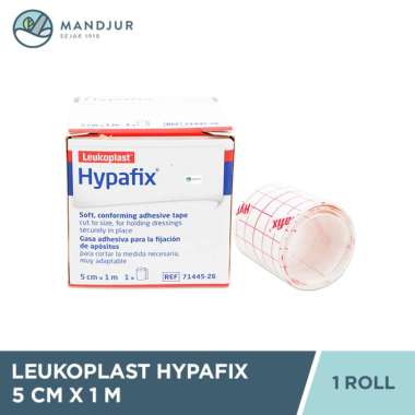 Hypafix Plaster Roll 5 CM x 1 M - Perekat Luka Lebar Non Woven