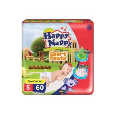 Promo Harga Happy Nappy Smart Pantz Diaper S60 60 pcs - Blibli