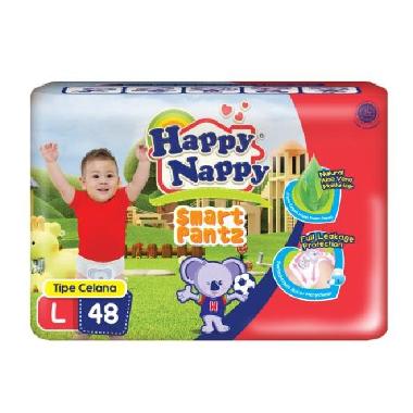Promo Harga Happy Nappy Smart Pantz Diaper L48 48 pcs - Blibli