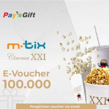 Voucher Digital MTix F&B Cinema 21 (XXI) Rp 100.000 Promo