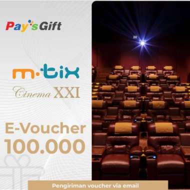 Voucher Digital MTix Nonton Cinema 21 (XXI) Rp 100.000 Promo